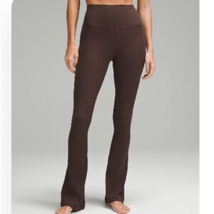 Lululemon Align High-Rise Ribbed Mini-Flare Pant Espresso
